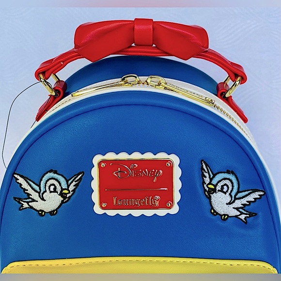 SALE - Loungefly Disney Snow White Bow Handle Backpack - Picture 2 of 14